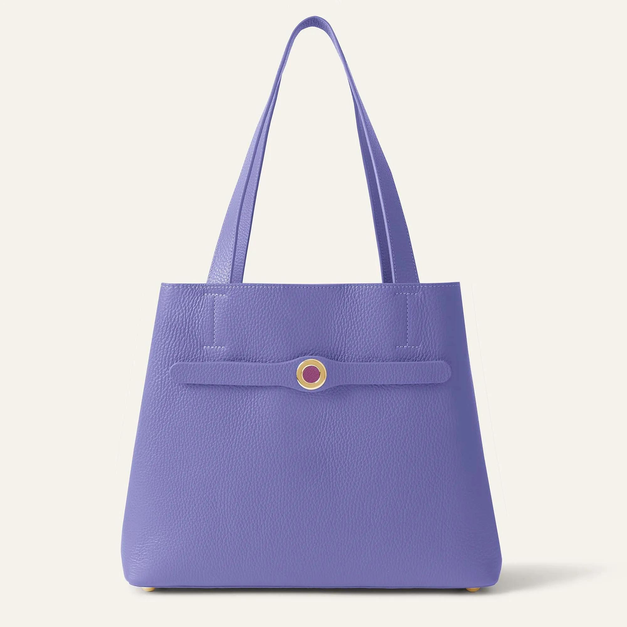Sarah Tote | Violet with Gold hardware