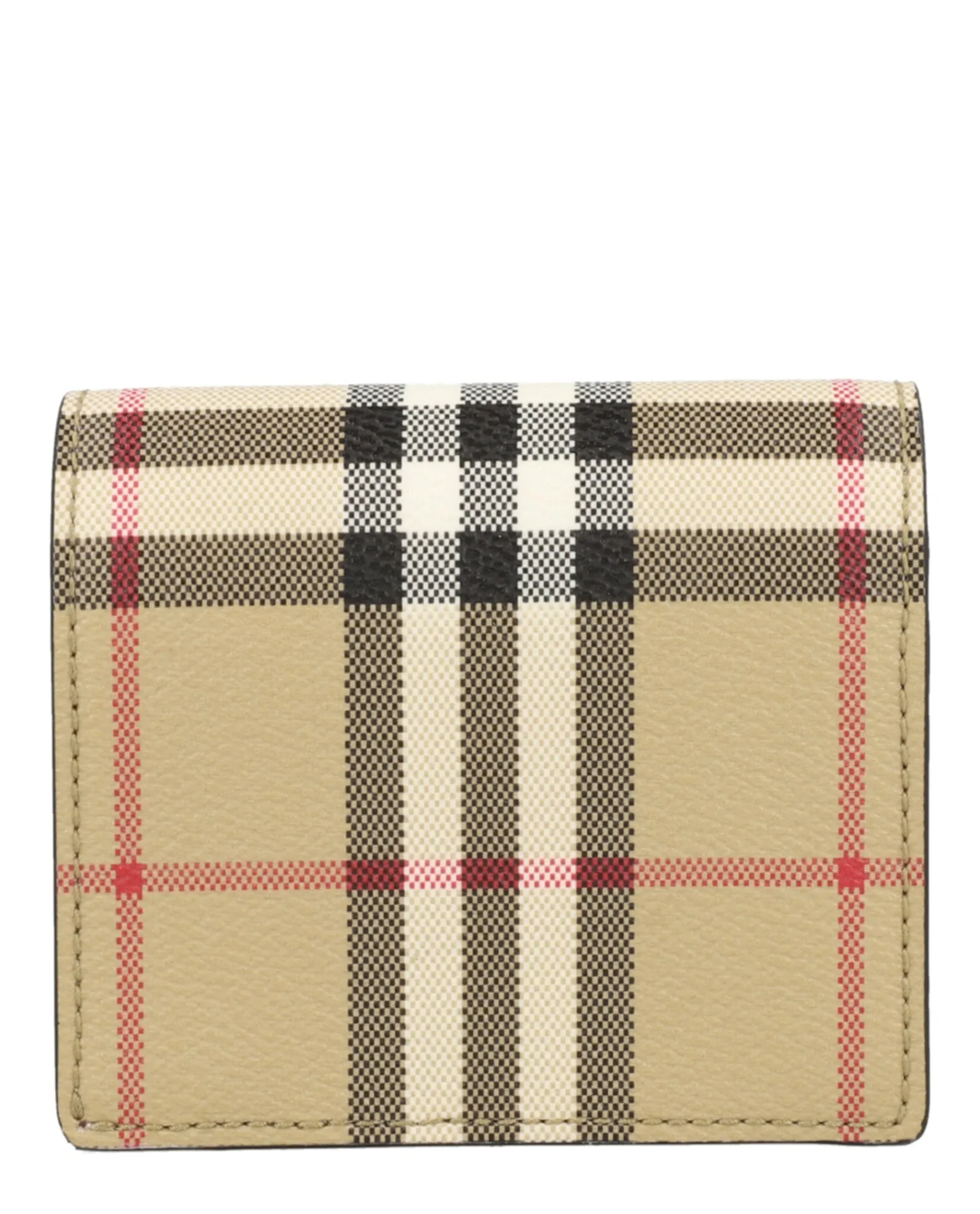 Small Check Bifold Wallet