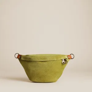 Small Cross Your Heart Sling - Suede Avocado