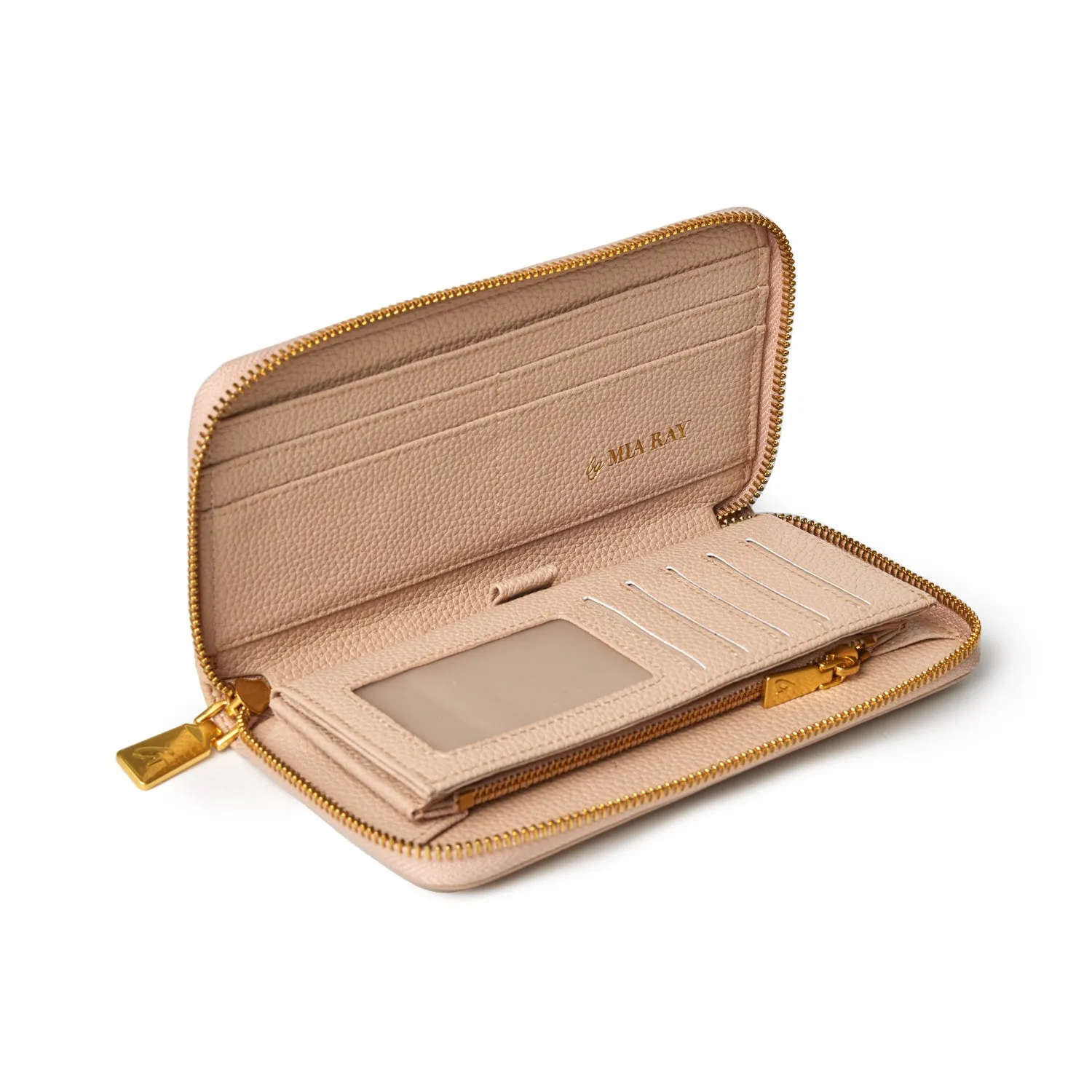 STANDARD PEBBLE WALLET - NUDE