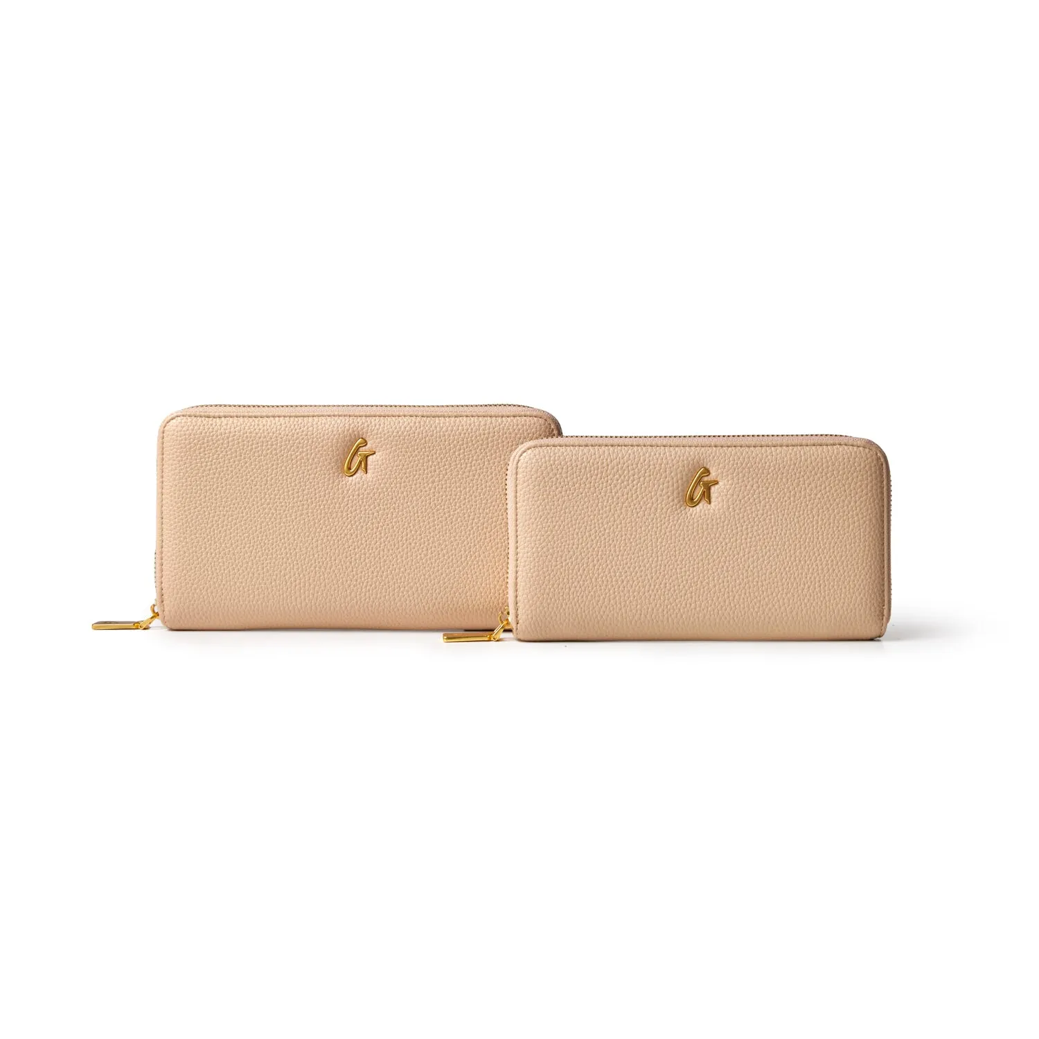 STANDARD PEBBLE WALLET - NUDE
