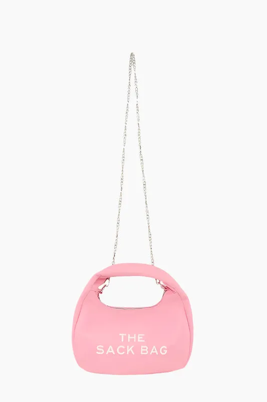 The Medium Leather Crossbody Sack Bag
