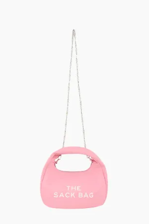 The Medium Leather Crossbody Sack Bag