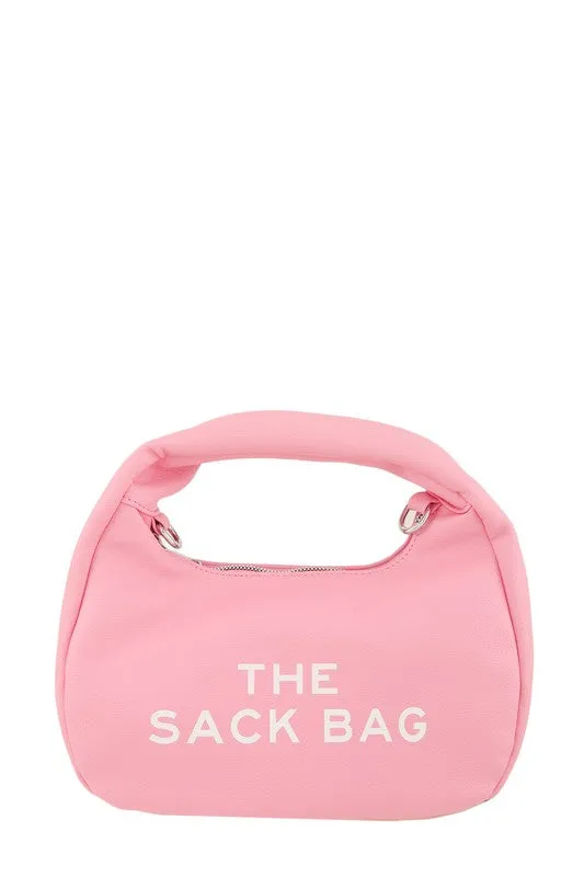 The Medium Leather Crossbody Sack Bag