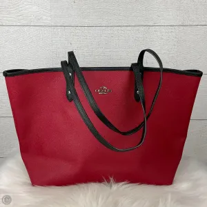 Tote Designer By Coach, Size: Large
