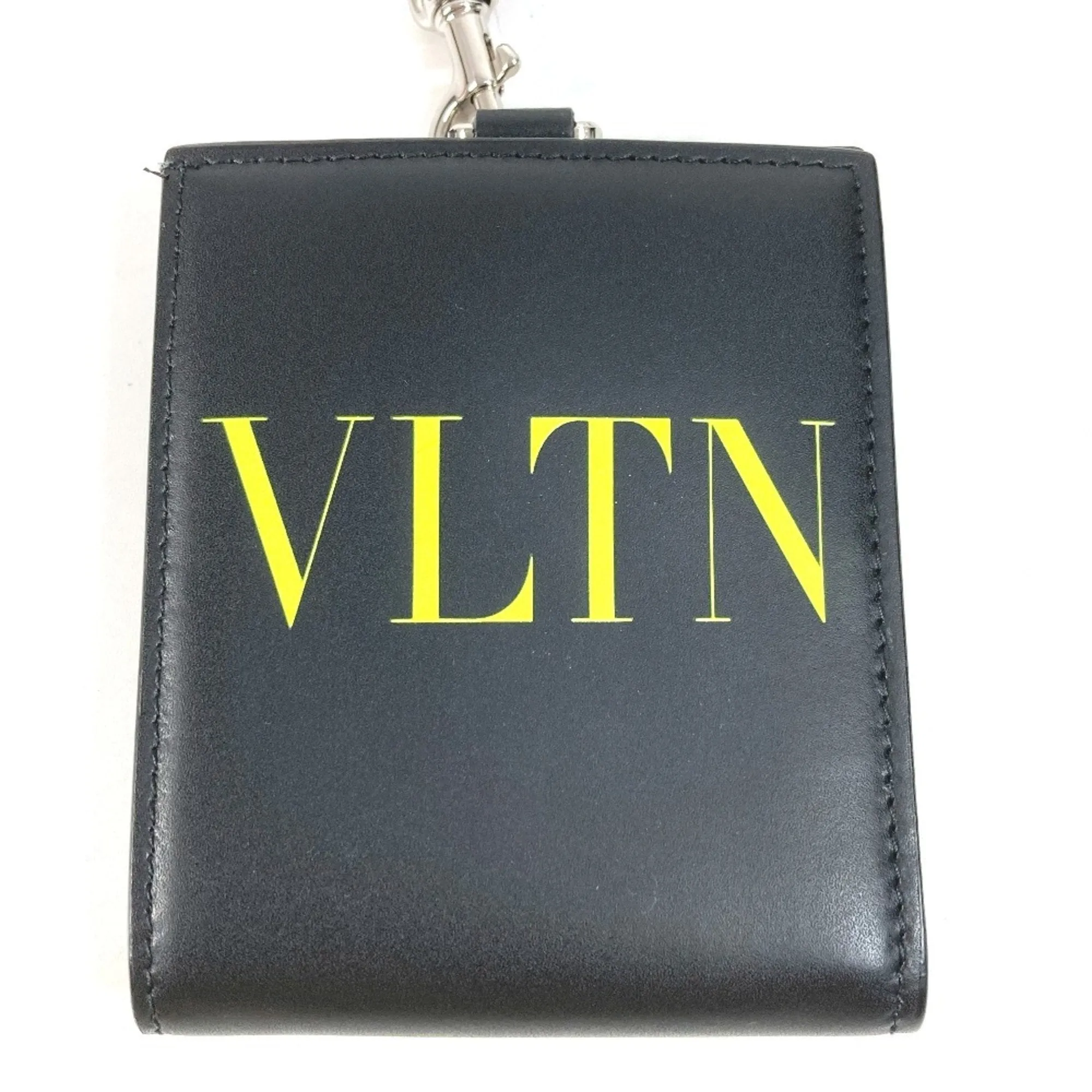 Valentino yellow Leather Coin Purse/Coin Case (Pre-Owned)