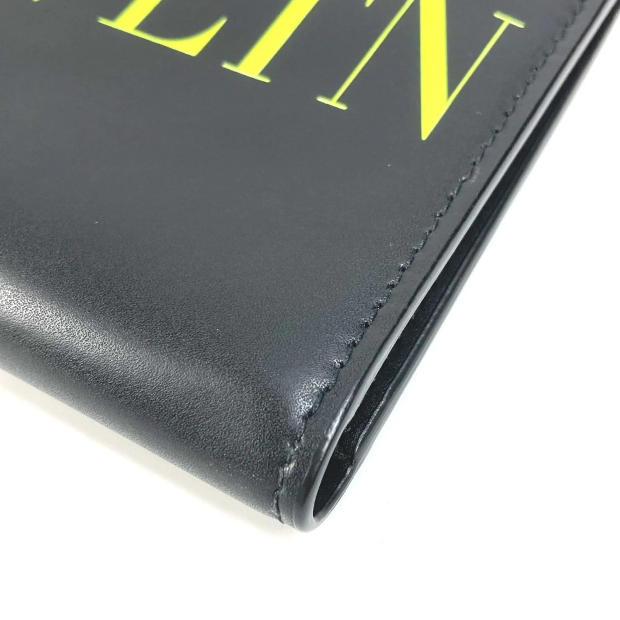 Valentino yellow Leather Coin Purse/Coin Case (Pre-Owned)