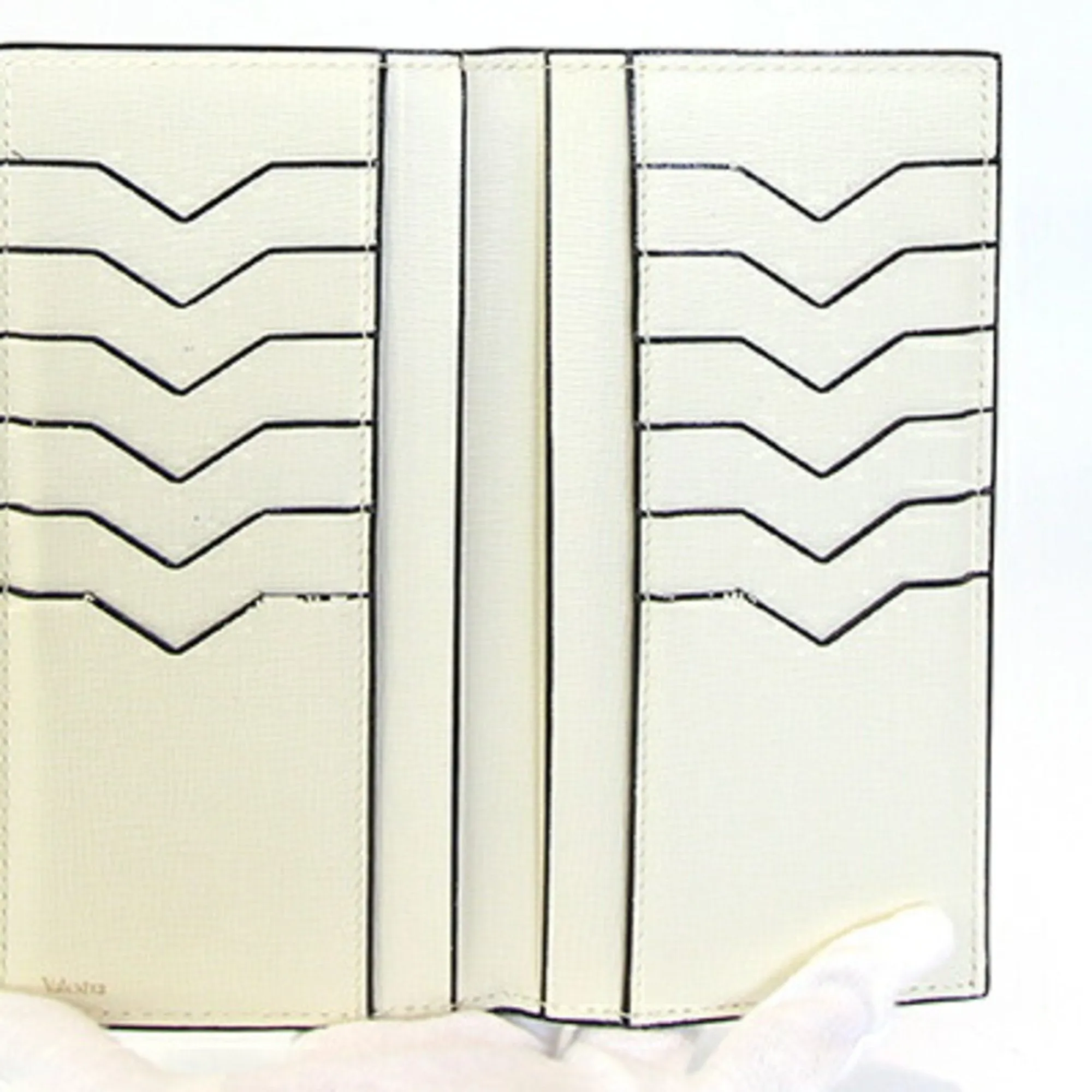 Valextra ivory ivory Long Bill Wallet (Bi-Fold) (Pre-Owned)