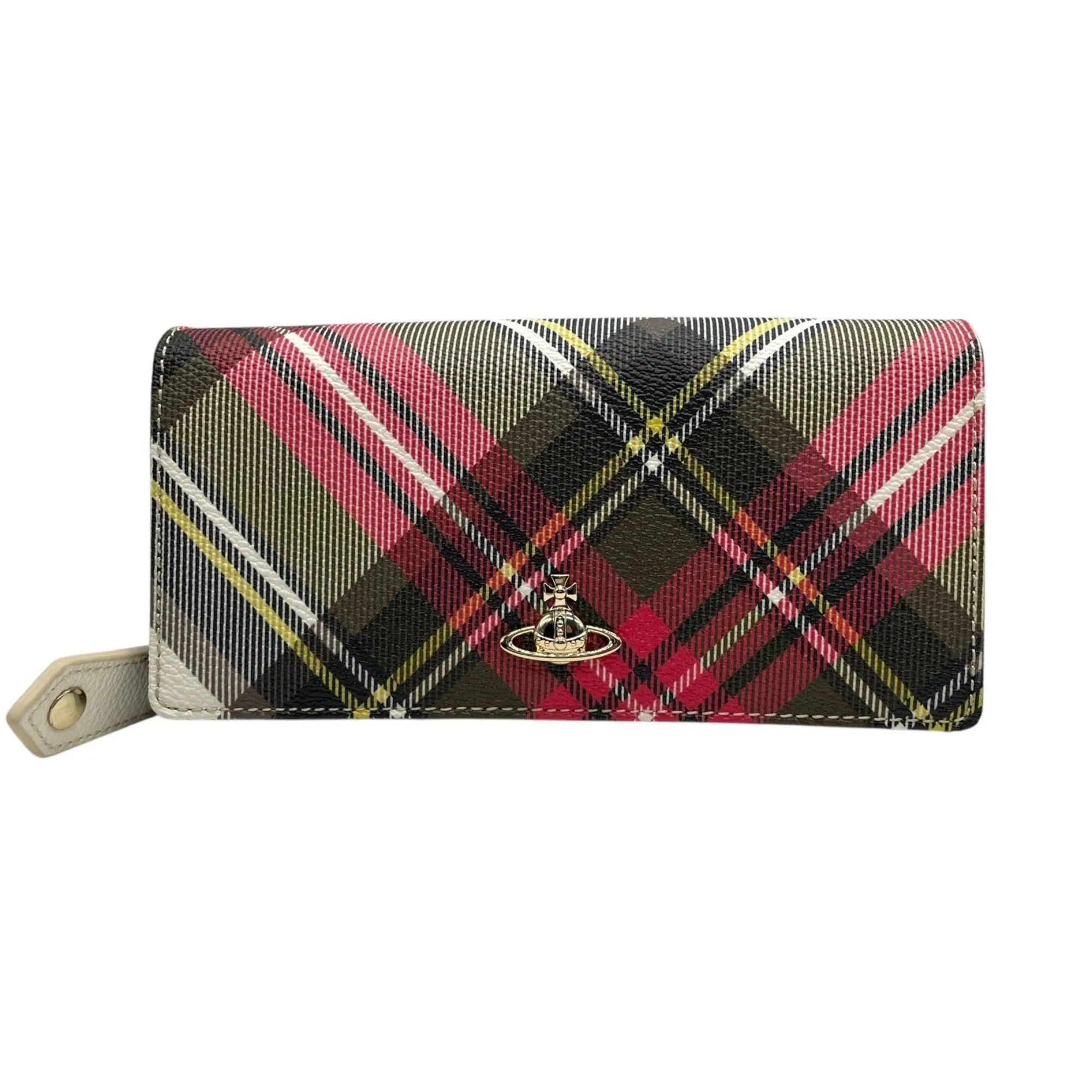 Vivienne Westwood  Color Pvc Leather Long Wallet (Tri-Fold) (Pre-Owned)