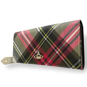 Vivienne Westwood  Color Pvc Leather Long Wallet (Tri-Fold) (Pre-Owned)