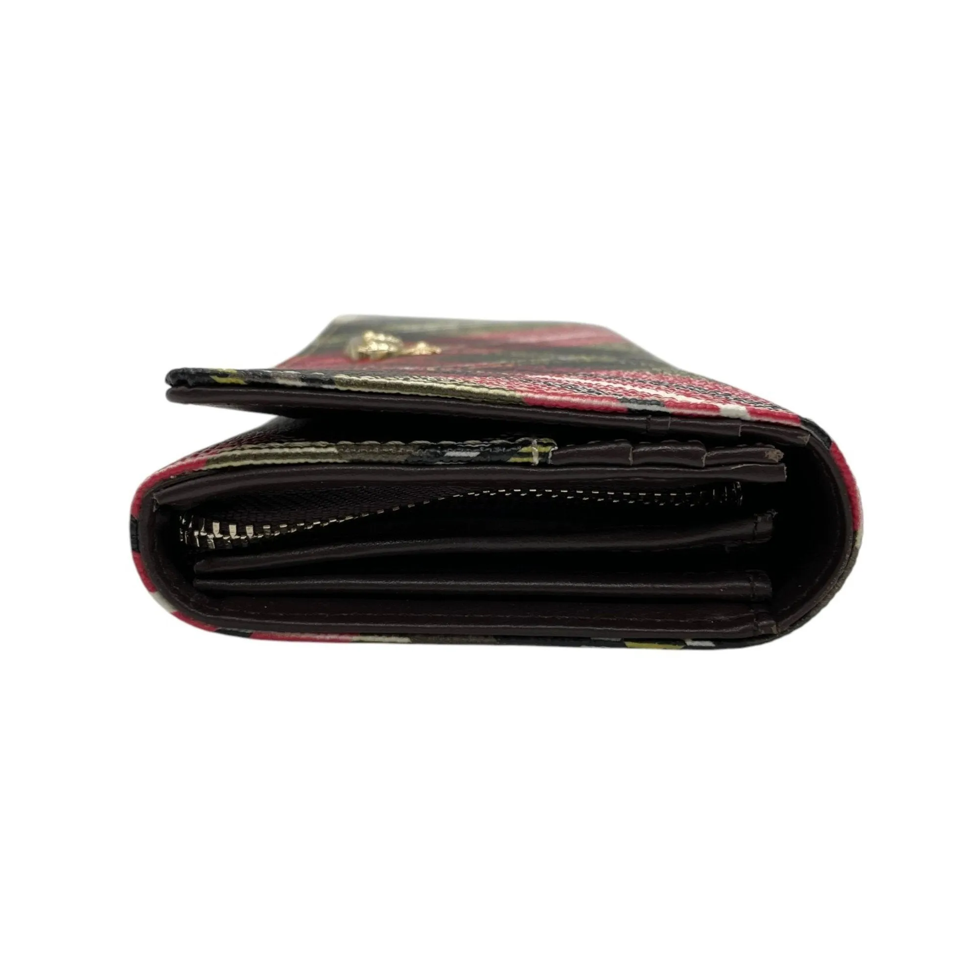 Vivienne Westwood  Color Pvc Leather Long Wallet (Tri-Fold) (Pre-Owned)