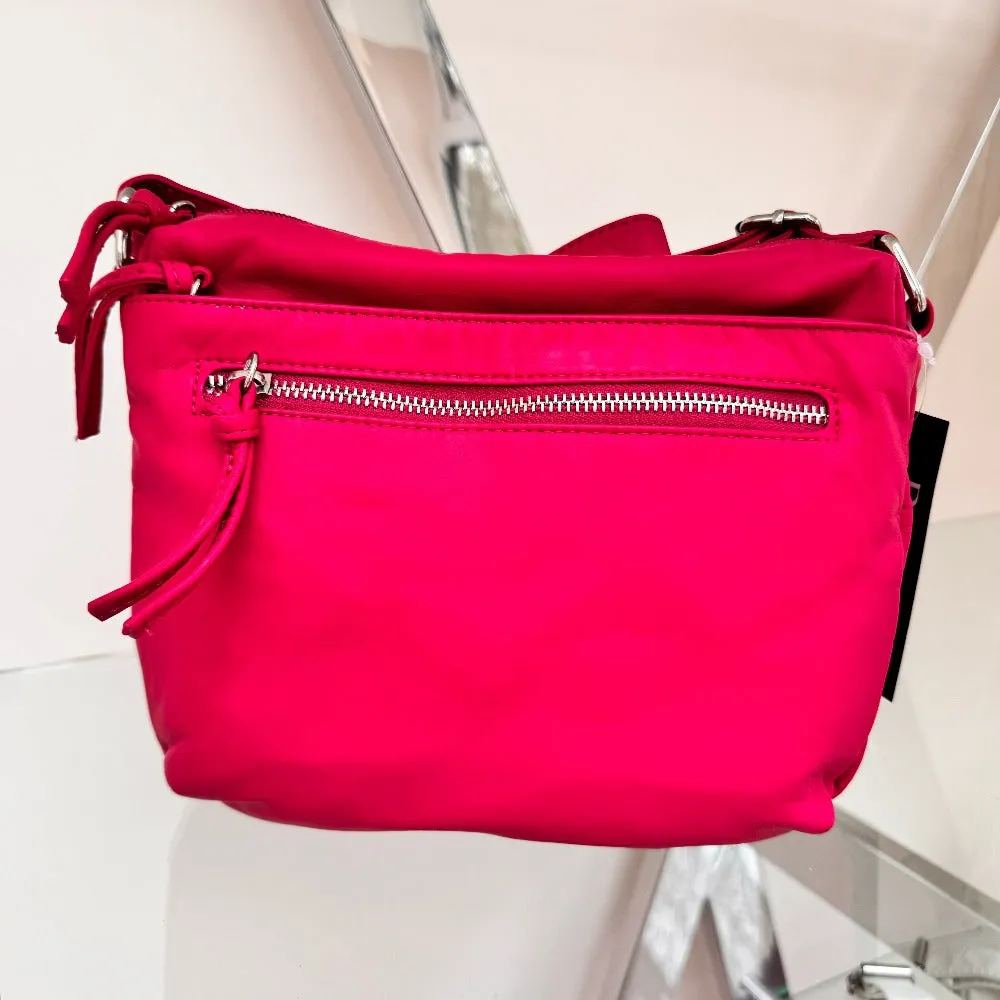 Washed Effect Crossbody Bag