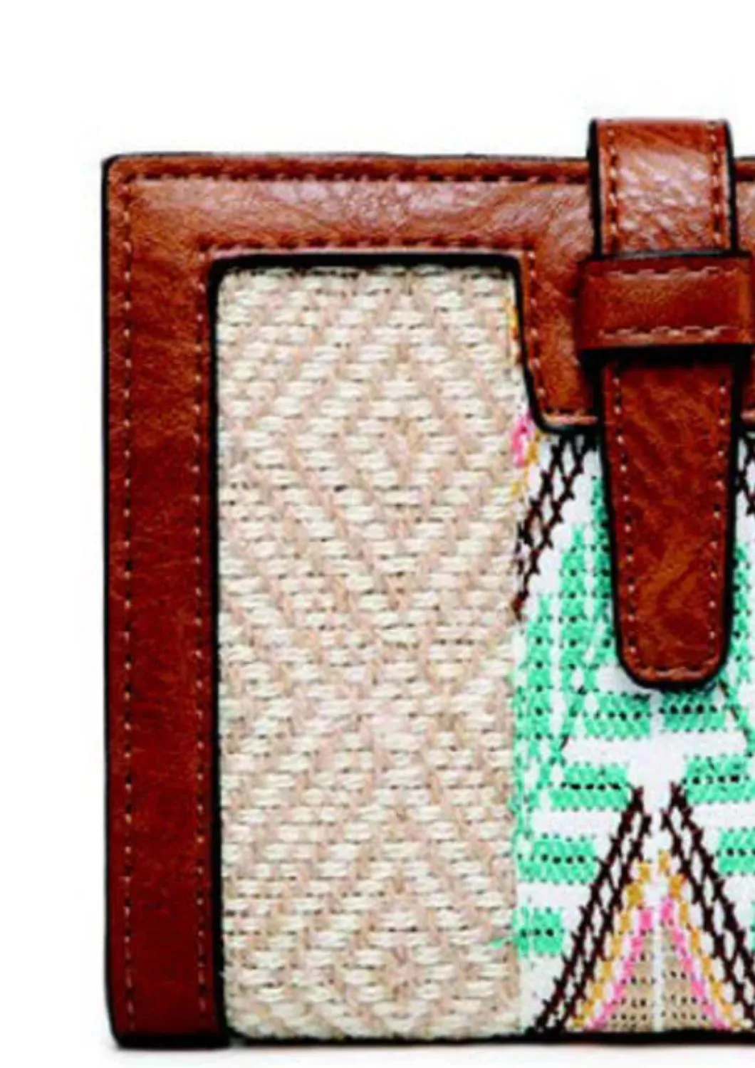 Women's Bessie Wallet In Tribal Taupe/mint