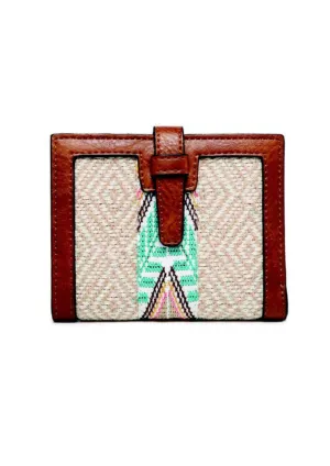 Women's Bessie Wallet In Tribal Taupe/mint
