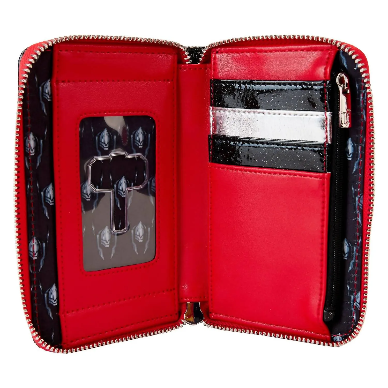 Women's Shine Thor Cosplay Ziparound Wallet In Black