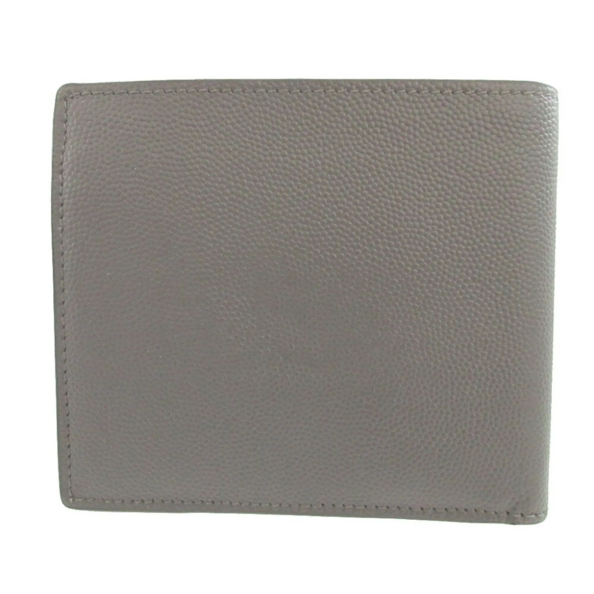 Yves Saint Laurent Leather Long Wallet (Bi-Fold) (Pre-Owned)